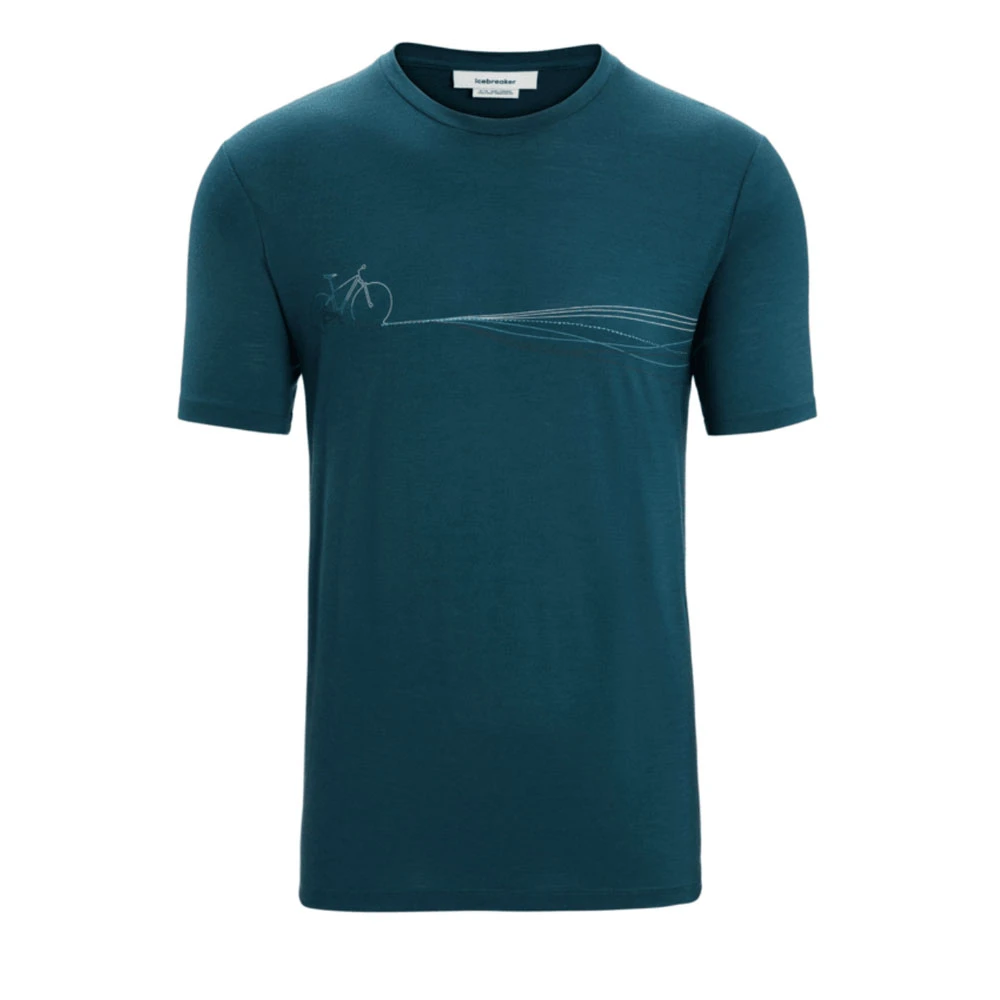 Icebreaker Tech Lite II SS Tee Cadence Paths Mens 4 Icebreaker Tech Lite II SS Tee Cadence Paths Mens - Image 2