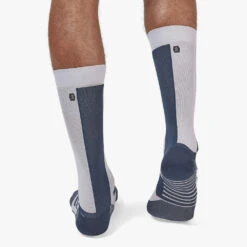 On High Sock Mens -Edelrids Sport Outdoor Store high sock fw21 navy lilac m g3