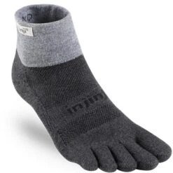 Injinji Trail 2.0 Midweight Mini Crew Socks -Edelrids Sport Outdoor Store injinji injinji trail 2 0 midweight mini crew lg granite other gear 213130gra l 22502444073109