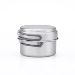 Keith 2-Piece Titanium Pot And Pan Cook Set 0.8L