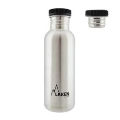 Laken Stainless Steel Basic Bottle W Black Cap