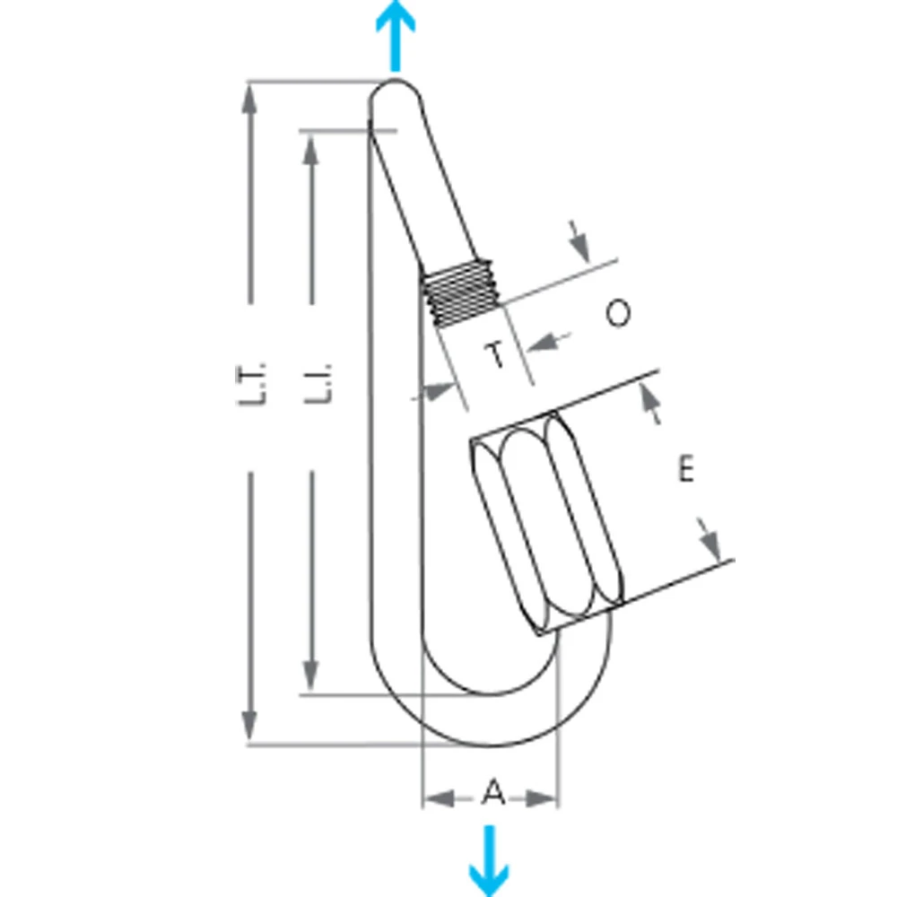 Maillon Rapide Standard Twist Steel 8mm 4 Maillon Rapide Standard Twist Steel 8mm - Image 2