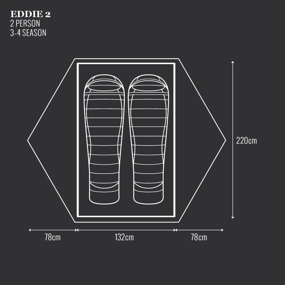 Eddie 2 Tent Storm Blue 5 Eddie 2 Tent Storm Blue - Image 3