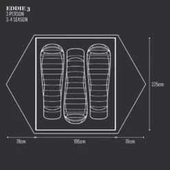 Eddie 3 Tent Storm Blue -Edelrids Sport Outdoor Store mont eddie 3 tent storm blue tents shelters 61 10 03 13636663115912