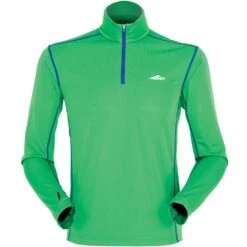 Reactor Long Sleeve Zip Tee Men -Edelrids Sport Outdoor Store mont reactor long sleeve zip tee men 2xl amazon green men 68 30 67 13671753613448