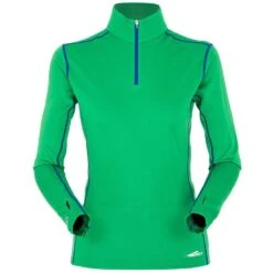 Reactor Long Sleeve Zip Tee Women -Edelrids Sport Outdoor Store mont reactor long sleeve zip tee women 8 amazon green women 68 31 17 13670340624520
