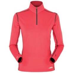 Reactor Long Sleeve Zip Tee Women -Edelrids Sport Outdoor Store mont reactor long sleeve zip tee women 8 geranium women 68 31 12 13670340591752