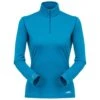 Reactor Long Sleeve Zip Tee Women -Edelrids Sport Outdoor Store mont reactor long sleeve zip tee women 8 malibu blue women 68 31 18 13670340657288