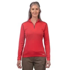 Reactor Long Sleeve Zip Tee Women -Edelrids Sport Outdoor Store mont reactor long sleeve zip tee women women 21738272293013