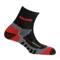 Mund Trail Running Socks -Edelrids Sport Outdoor Store mund mund trail running socks l eu 42 45 black red other gear mun3351213l 15956784742536