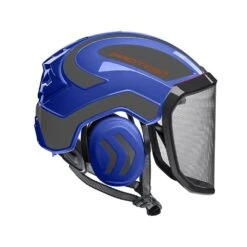 Protos Integral Arborist Helmet -Edelrids Sport Outdoor Store protos protos integral arborist helmet blue grey industrial 205002 10 43 25139224805525