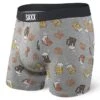 Saxx Vibe Boxer Brief -Edelrids Sport Outdoor Store saxx saxx vibe boxer brief lg grey beer cheers other gear sxbm35becl 16086594060424