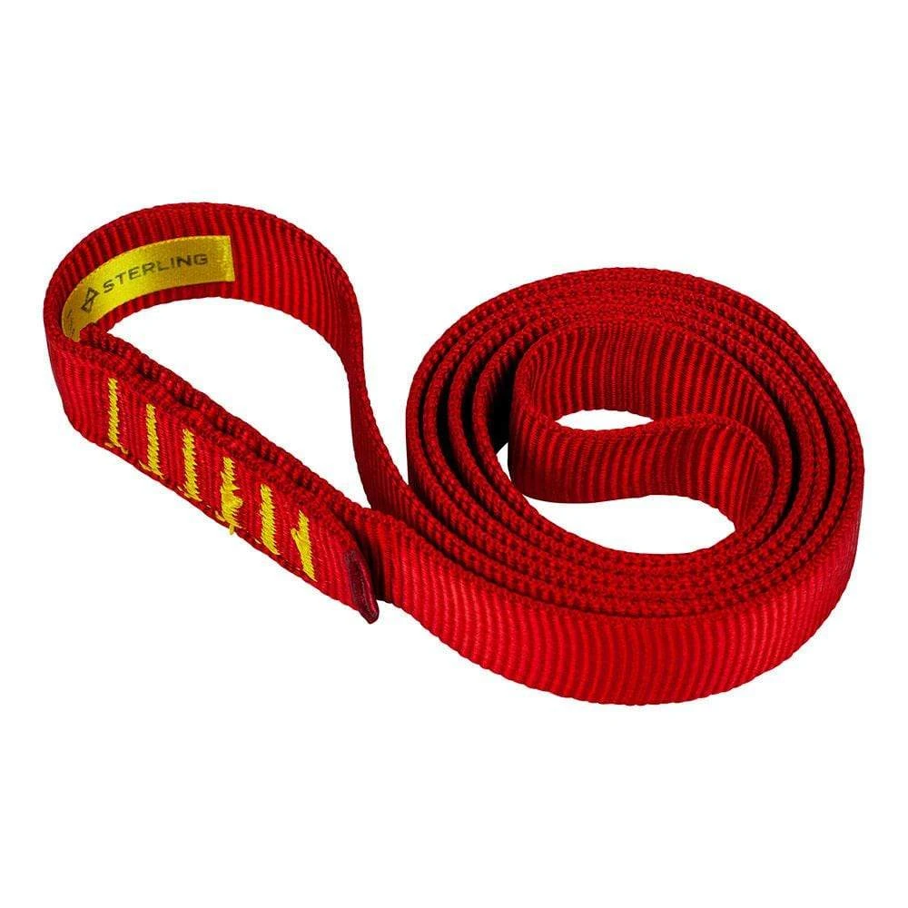 Sterling 1" Flat Nylon Sling 24" Red 3 Sterling 1" Flat Nylon Sling 24" Red