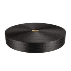 Sterling 50mm (2") Polyester Flat Webbing Per Metre Black