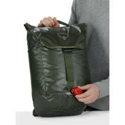 Osprey Transporter Flap Pack -Edelrids Sport Outdoor Store transflapf21 f21 detail2 haybalegreen