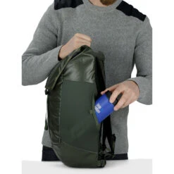 Osprey Transporter Flap Pack -Edelrids Sport Outdoor Store transflapf21 f21 detail3 haybalegreen