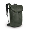 Osprey Transporter Flap Pack -Edelrids Sport Outdoor Store transflapf21 f21 side haybalegreen