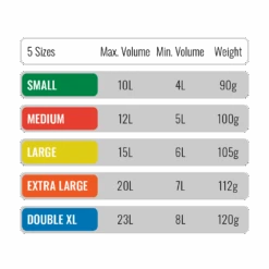 Z-Force Mechanical Advantage Compression Sack -Edelrids Sport Outdoor Store z force mechanical advantage compression size guide