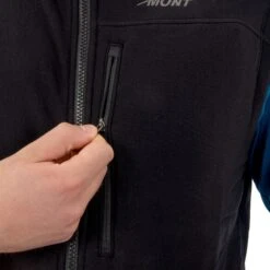 Flashpoint Power Stretch Pro Vest Unisex -Edelrids Sport Outdoor Store zipper detail